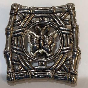 John Hardy Butterfly signed scarf clip